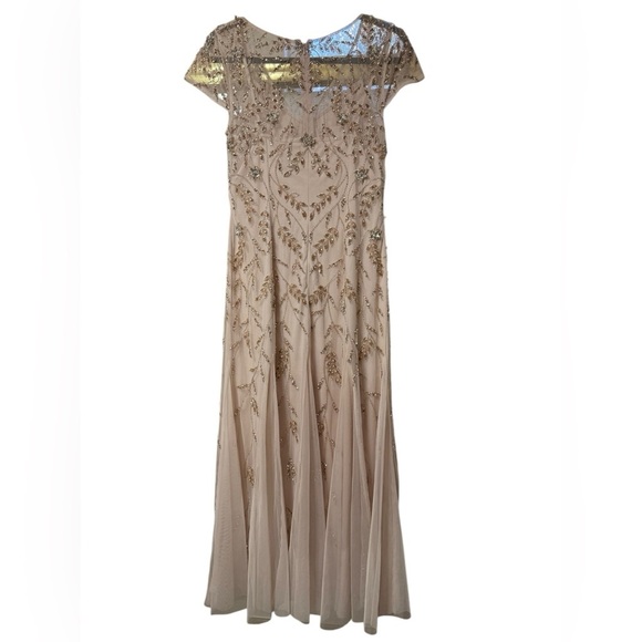 Adrianna Papell Embellished Godet Gown - Picture 8 of 10